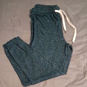 Womens Forever 21 Speckled Teal Joggers